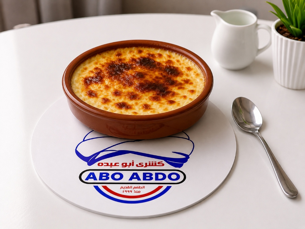 أرز بلبن بالمكسرات